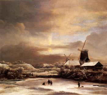 Jacob Van Ruisdael : Winter Landscape
